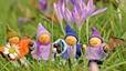 Basteln mit Kindern im Frühling bei Freizeit, Haus und